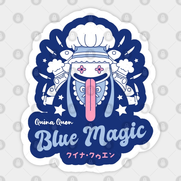 Quina Blue Magic Sticker by logozaste